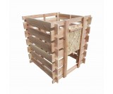 Composteur en bois douglas naturel-390 litres, fabriqué en France par CIHB
