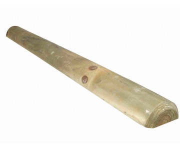 Demi-rondin de bois diamètre 12 cm
