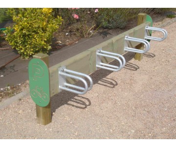 Claie à vélo 4 positions fabriquée en France par CIH-bois certifié PEFC