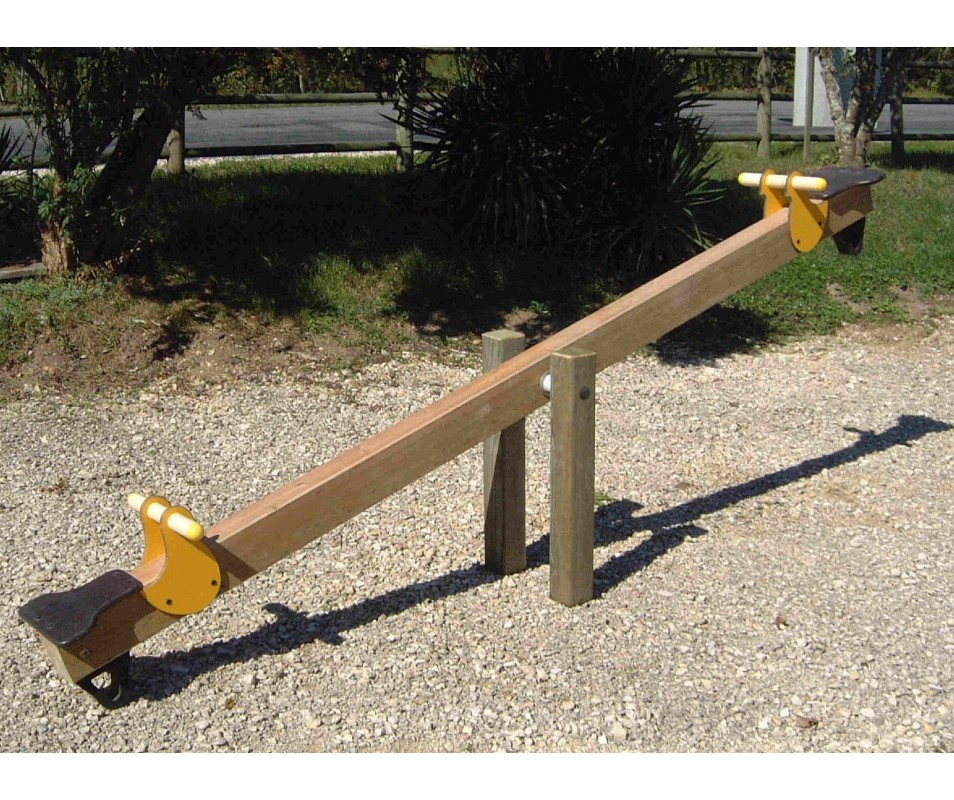 Balançoire horizontale en bois fabriqué en France
