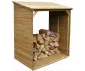 Abri bûches en bois Petit modèle-120X60X140