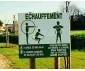 Panneau échauffement pour parcours de santé et sportifs