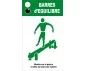 Panneau silhouette pour barres d'équilibre
