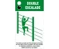 Panneau silhouette pour double escalade