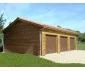 Kit grand garage en ossature bois