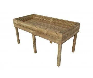 Table potagère en pin traité autoclave classe 4, fabriquée en France par CIHB