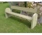 Banc en bois avec dossier Elite