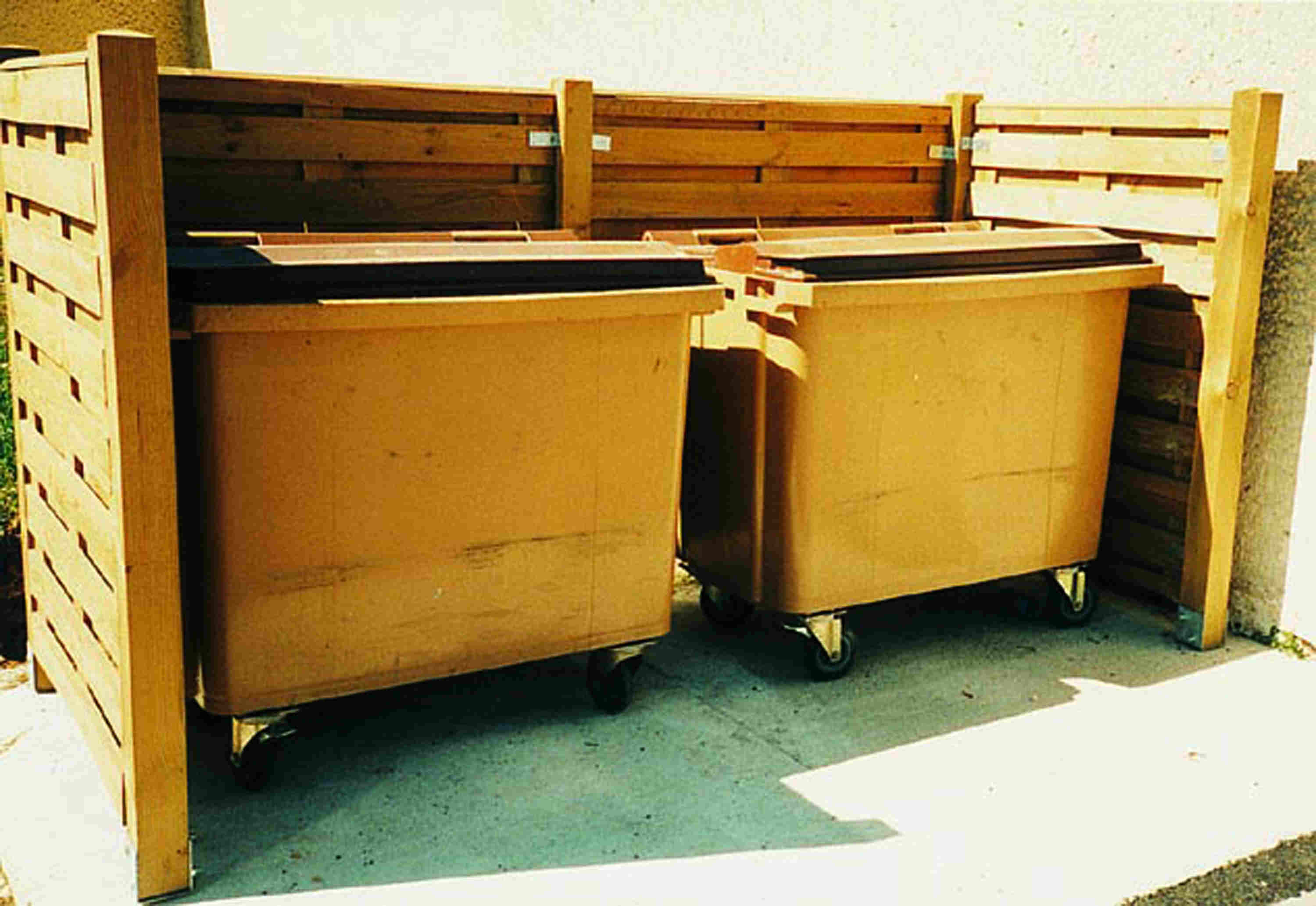 Cache conteneurs & conteneurs à ordures